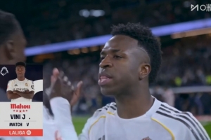 双响+1关键传球1过人成功,维尼修斯当选皇马3-2马竞一役全场最佳 - 资讯配图