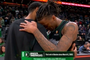 打破魔咒！森林狼时隔21年再次在波士顿赢球 26年来首次横扫对手 - 资讯配图