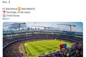 新诺坎普首场国家德比！巴萨vs皇马北京时间5.11凌晨3点开球 - 资讯配图