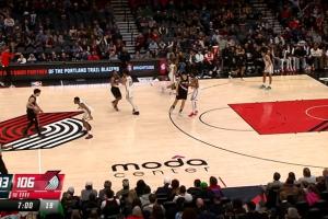 尴尬了！杨瀚森刚上场2分钟 开拓者被篮网打了个10-0 - 资讯配图