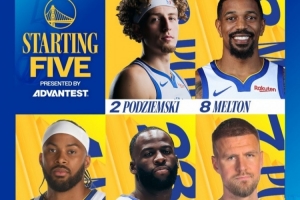 勇士VS独行侠首发：波杰姆斯基、梅尔顿、穆迪、追梦、波尔津吉斯 - 资讯配图