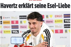 哈弗茨:不知道为什么从小就喜欢驴；我的未来在阿森纳&在那很开心 - 资讯配图