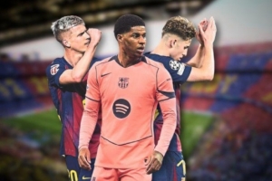 世体谈巴萨9号位陷低迷:启用拉什福德,或奥尔莫费尔明打伪9 - 资讯配图