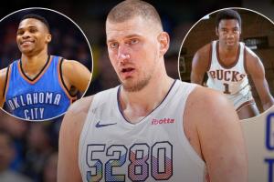 剩9场仅需51助攻！约基奇有望成为历史首位连续两年场均三双中锋 - 资讯配图