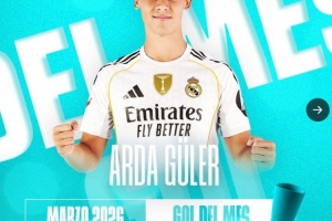 实至名归！官方：居莱尔68米吊射当选西甲3月最佳进球 - 资讯配图