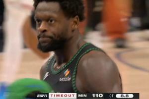 最后8.8秒！兰德尔急停中投森林狼15-0反超火箭两分！ - 资讯配图