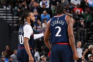 伦纳德：加兰有全明星级别的天赋 他能造杀伤&有中距离&有三分 - 资讯配图