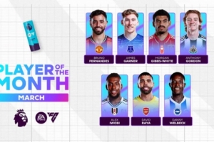 英超3月最佳球员候选:B费、拉亚、维尔贝克、安东尼·戈登在列 - 资讯配图