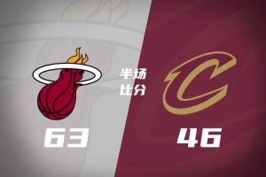 半场战报-骑士落后热火17分 大米切尔13分 哈登7+5 阿德巴约9中1 - 资讯配图