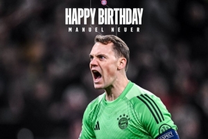 拜仁官方为诺伊尔庆生:GOAT迎来40岁生日,祝你生日快乐 - 资讯配图