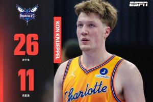 这新秀太NB了!康神克尼佩尔三分10中6射落26分11板8助力斩纽约 - 资讯配图