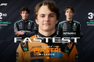 F1日本站二练:皮亚斯特里抢下头名,梅赛德斯二三位诺里斯第四 - 资讯配图