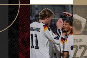 德国队发布对阵瑞士友谊赛海报：沃尔特马德、萨内、劳姆出镜 - 资讯配图