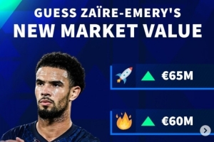 当前5000万欧！德转预热埃梅里身价：最高可能涨至6500万欧 - 资讯配图