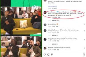 嘉宾讨论亨利or本泽马！本泽马回击：闭嘴吧，有雕像？我有金球奖 - 资讯配图