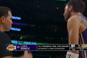 极限一换一！东契奇&扎威双方技犯 东契奇将损失27万美元！ - 资讯配图