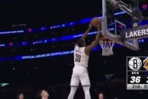 分差仅剩1分！夏普接威尔逊半场超远长传空接打停湖人 - 资讯配图