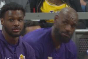 高兴坏了！老詹问雷迪克：换我还是换我儿啊？一起换？好好好！ - 资讯配图