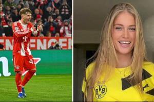 图片报曝18岁卡尔女友：22岁模特兼网红，去年曾穿多特球衣拍视频 - 资讯配图