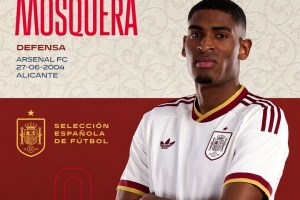 西班牙官方晒海报,祝贺莫斯克拉完成国家队首秀 - 资讯配图