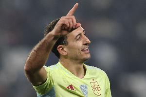 奥亚萨瓦尔近10次代表国家队出战均有进球或助攻,西班牙队史首人 - 资讯配图