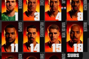 荷兰VS挪威首发:范戴克领衔,加克波、瑟尔洛特出战,哈兰德缺阵 - 资讯配图