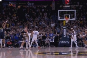 再不赢爵士哭了！贾马尔·穆雷三分杀死比赛 掘金5分钟轰21-5 - 资讯配图