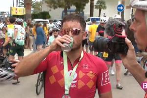 开始健身！阿扎尔完成225公里自行车骑行赛，奖励自己一瓶啤酒 - 资讯配图