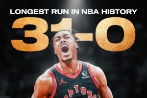 猛龙打了魔术一个31-0!这是NBA历史上最长的零封进攻高潮 - 资讯配图