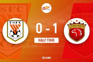半场-泰山0-1海港 杨希包抄破门李帅献助攻 谢文能兜射被吹越位 - 资讯配图
