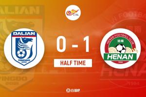 半场-英博暂0-1河南 王上源抽射破门+角球中框钟义浩头球被扑 - 资讯配图