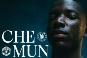 切尔西官方发布本轮对阵曼联海报，刚续约的凯塞多单人出镜 - 资讯配图