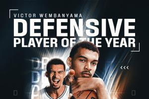 外星人的统治力️文班亚马全票当选DPOY NBA历史首人 - 资讯配图