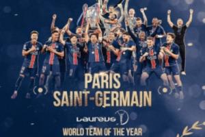 六冠王实至名归！官方：巴黎获得劳伦斯世界体育奖年度最佳团队奖 - 资讯配图