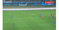 申花3-0领先河南！盖伊抢在王国明身前捅射破门，VAR判罚有效 - 资讯配图